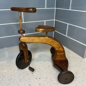 Vintage Wooden Doll Bike